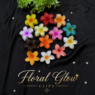 Floral Glow Clips
